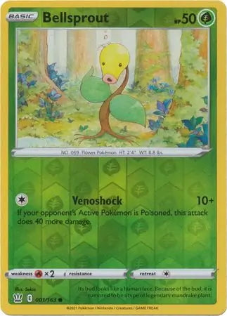 Battle Styles Bellsprout #1/163 reverse holo